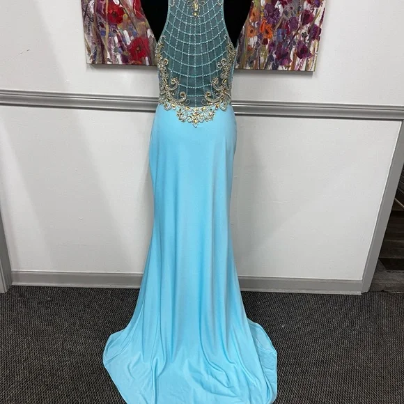 Lucci Lu sky blue formal New with tags #3057 - Picture 9 of 9